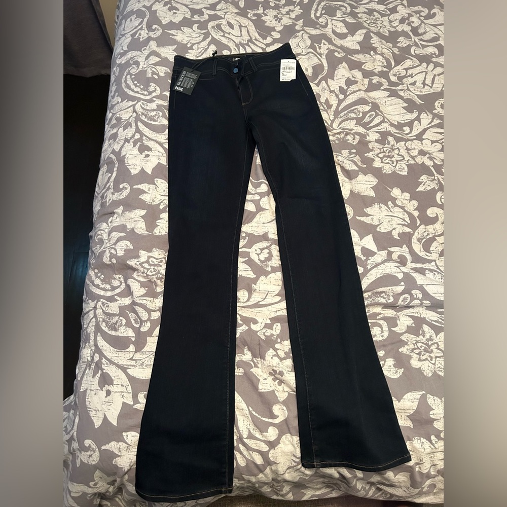 Paige Manhattan Rosalinda High Rise Boot Cut Jeans